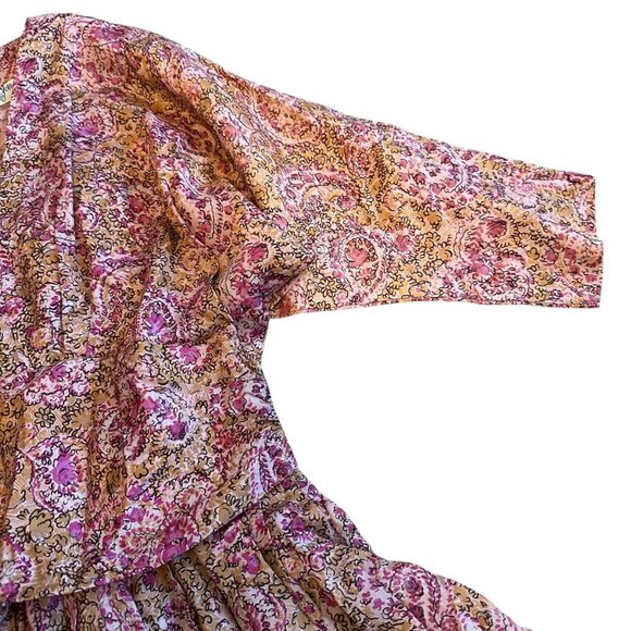 Jerry Gilden Spectator Floral Print Vintage Retro Dress 1950s Size Small Women's - Picture 4 of 11